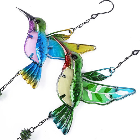 Wind Chime with Hummingbirds & Dragonflies